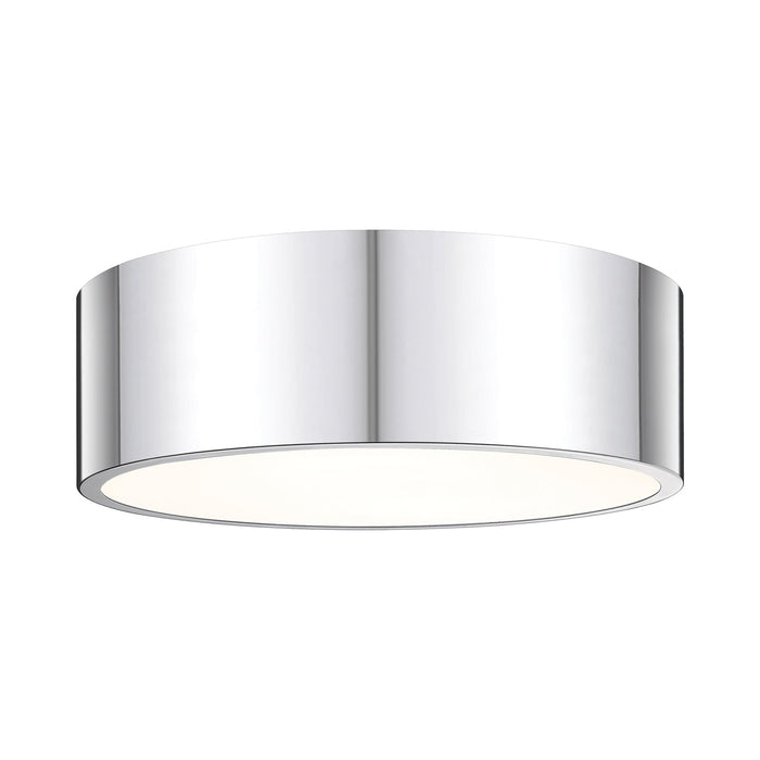 Harley Flush Mount Ceiling Light in Chrome (16-Inch).