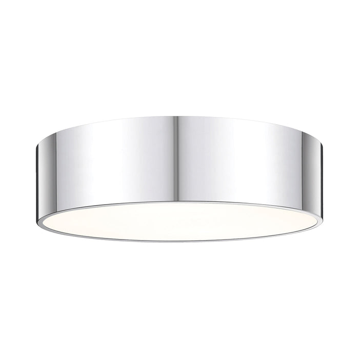 Harley Flush Mount Ceiling Light in Chrome (20-Inch).