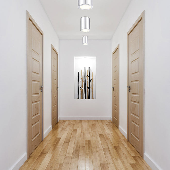 Harley Flush Mount Ceiling Light in living room.