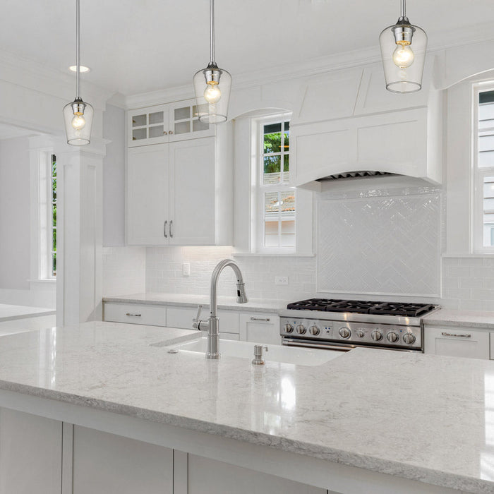 Joliet Mini Pendant Light in kitchen.