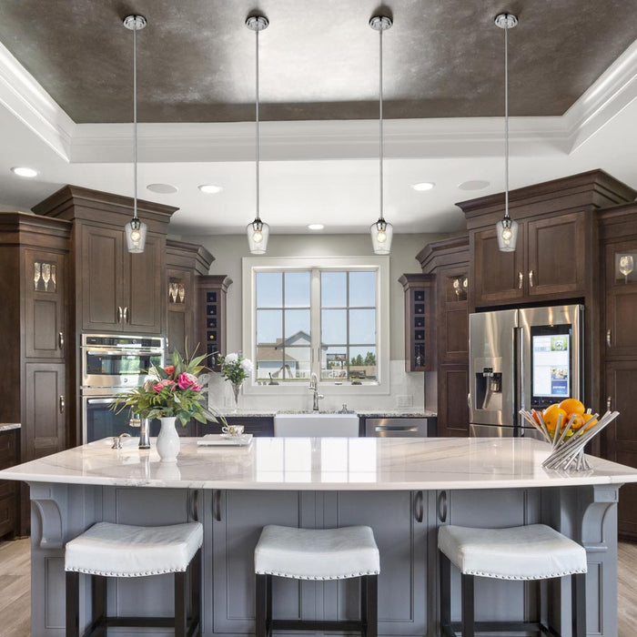 Joliet Mini Pendant Light in kitchen.