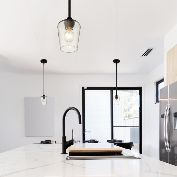 Joliet Mini Pendant Light in kitchen.