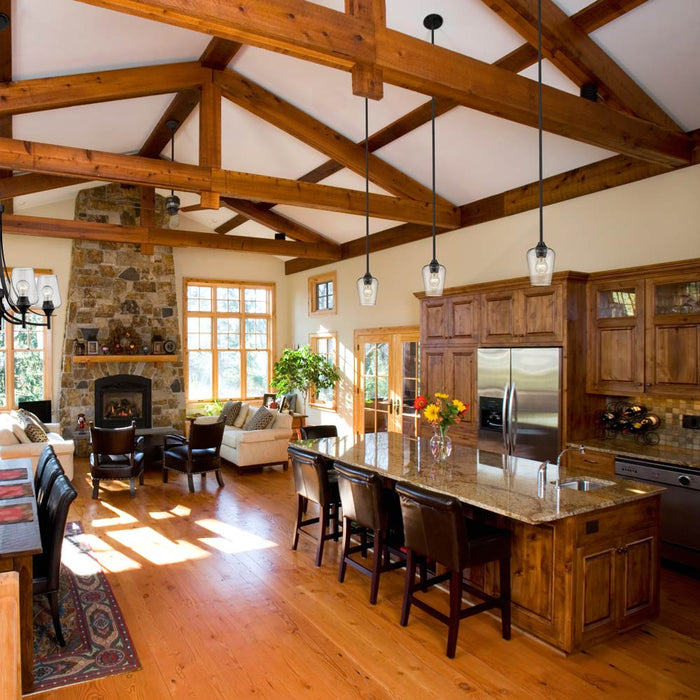 Joliet Mini Pendant Light in kitchen.