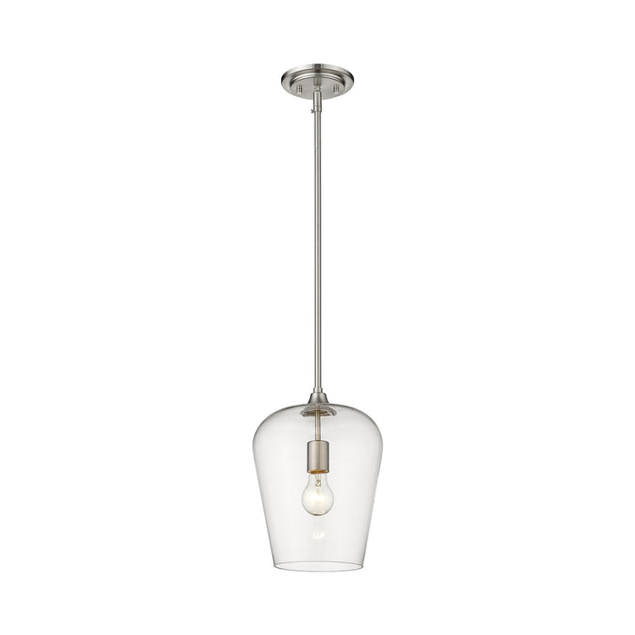 Joliet Pendant Light in Brushed Nickel (9-Inch).