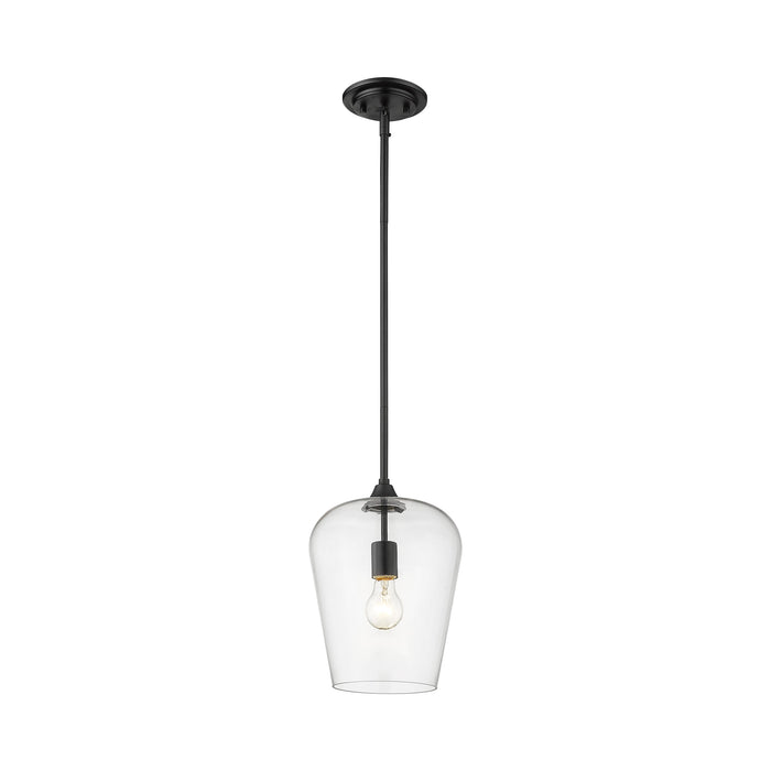 Joliet Pendant Light in Matte Black (9-Inch).