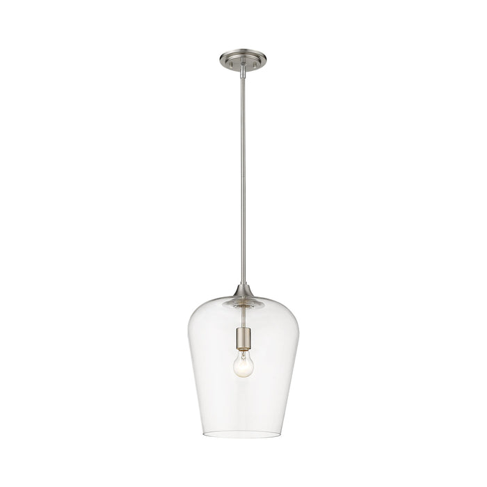 Joliet Pendant Light in Brushed Nickel (12-Inch).