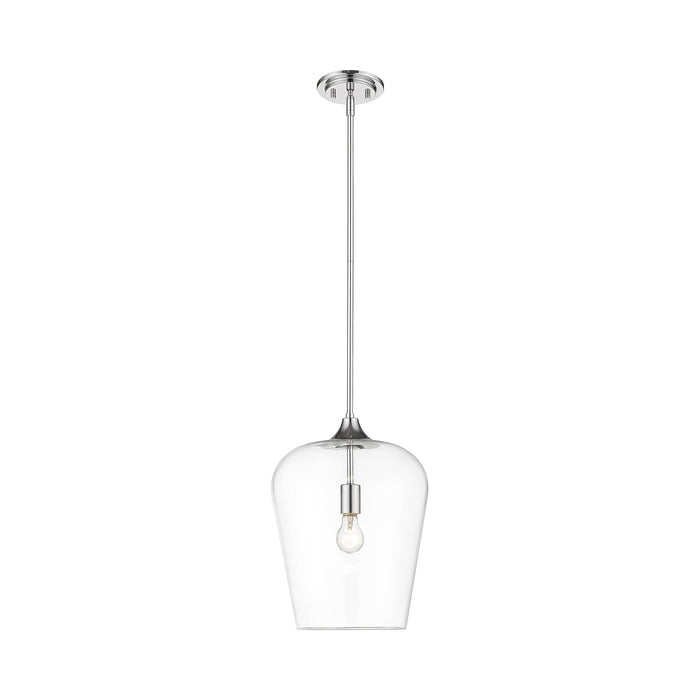 Joliet Pendant Light in Chrome (12-Inch).