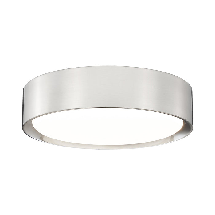 Kawan LED Flush Mount Ceiling Light in Brushed Nickel (12-Inch).