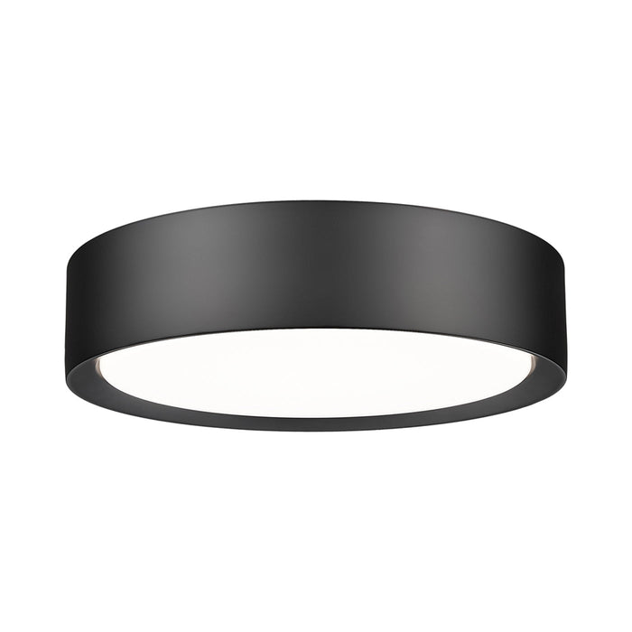 Kawan LED Flush Mount Ceiling Light in Matte Black (12-Inch).