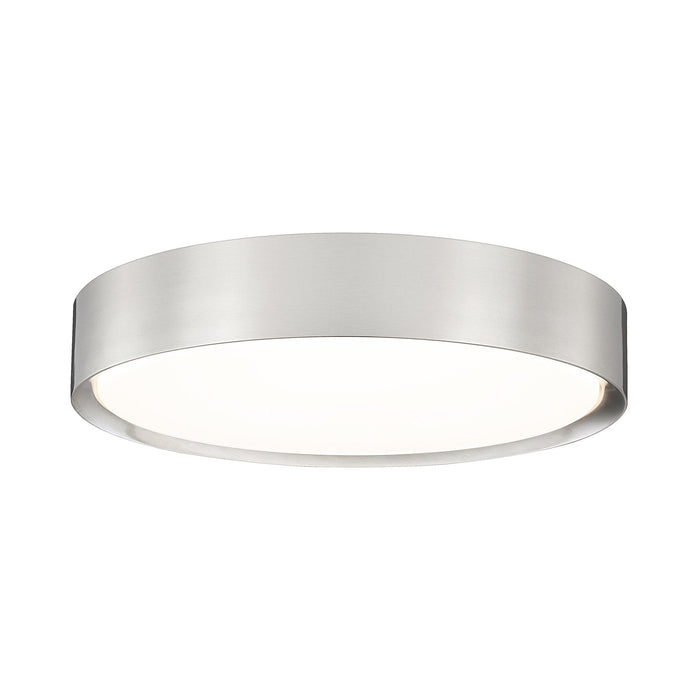 Kawan LED Flush Mount Ceiling Light in Brushed Nickel (16-Inch).