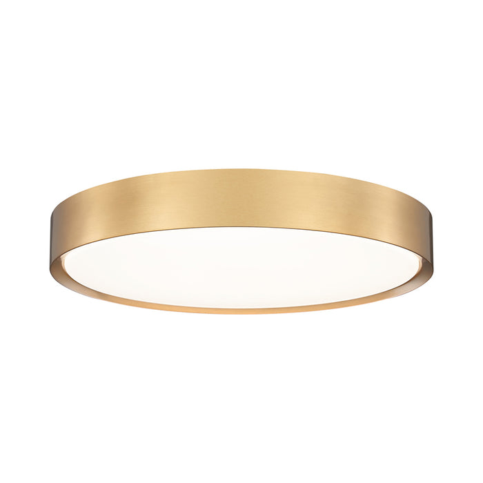 Kawan LED Flush Mount Ceiling Light in Modern Gold (20-Inch).