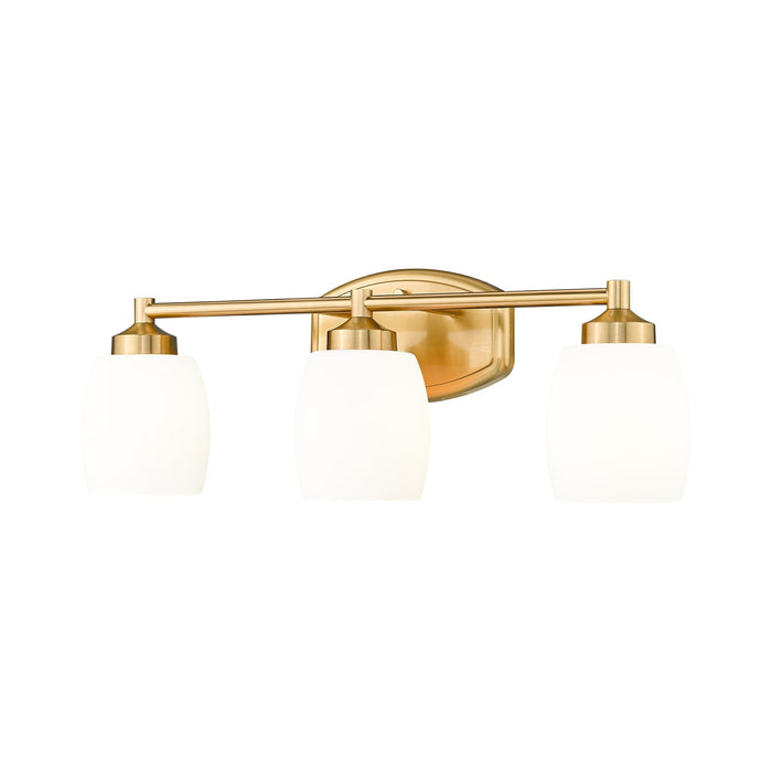 Kendrick Bath Vanity Light in Luxe Gold (3-Light).