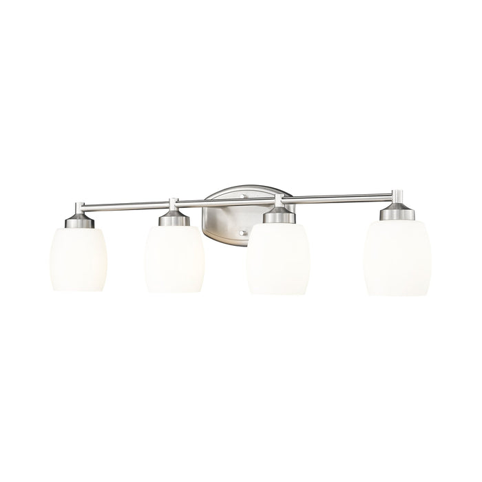 Kendrick Bath Vanity Light in Brushed Nickel (4-Light).