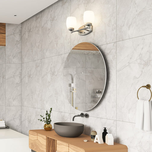 Kendrick Bath Vanity Light in bathroom.