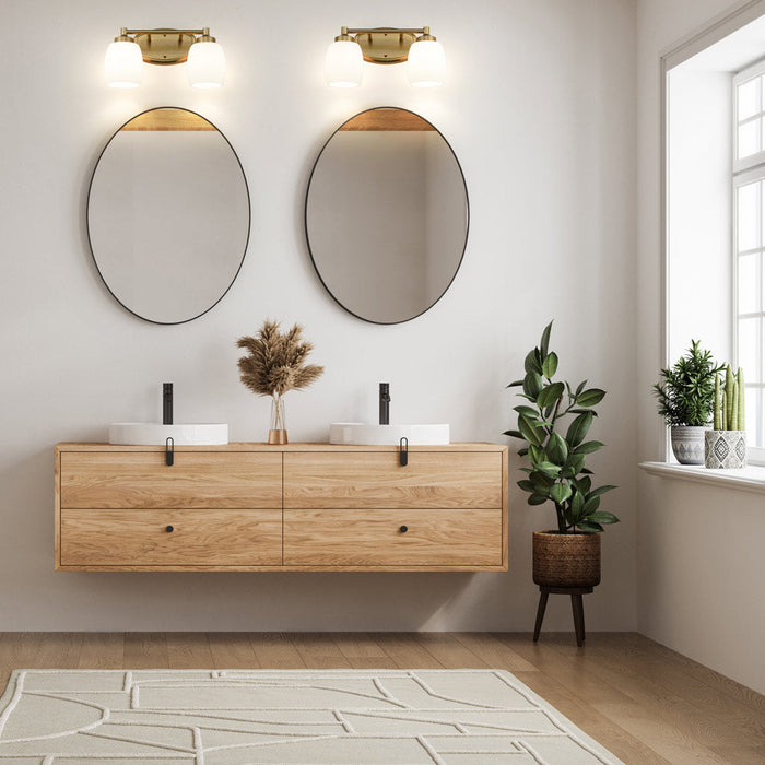 Kendrick Bath Vanity Light in bathroom.