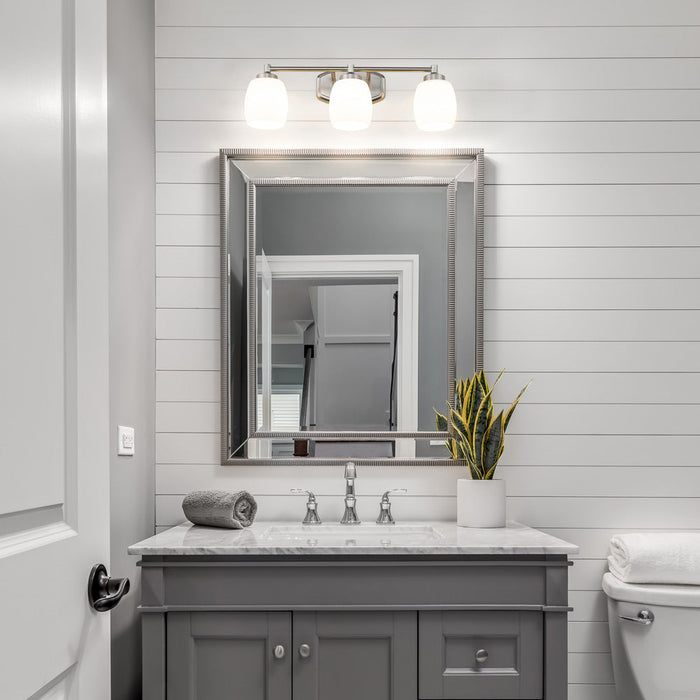 Kendrick Bath Vanity Light in bathroom.