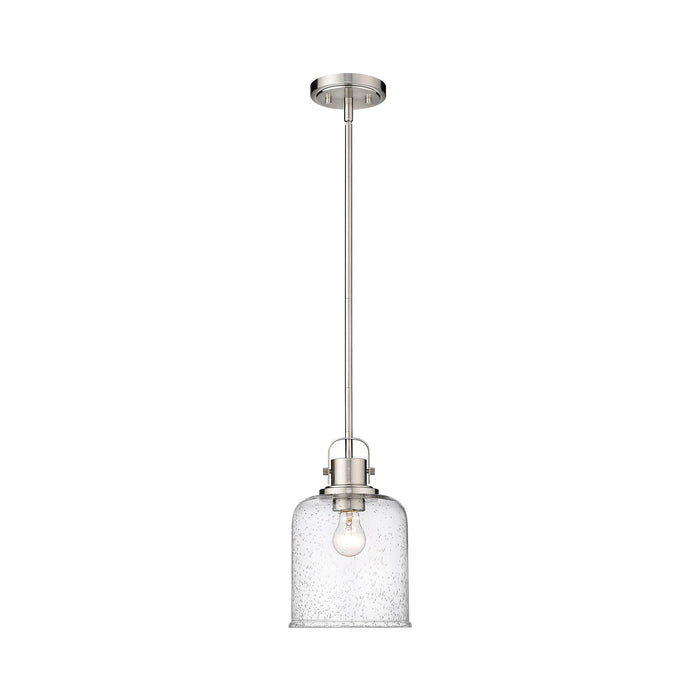 Kinsley Pendant Light in Brushed Nickel (8-Inch).