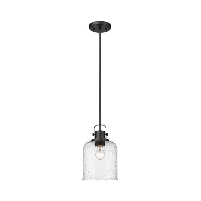 Kinsley Pendant Light in Matte Black (8-Inch).