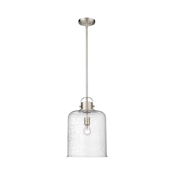 Kinsley Pendant Light in Brushed Nickel (12-Inch).