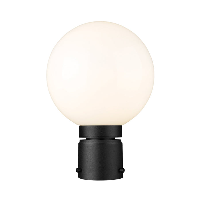 Laurent Outdoor Post Light in Opal (1-Light/8-Inch).