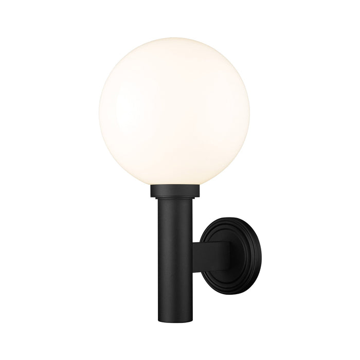 Laurent Outdoor Wall Light in Opal (1-Light/Tall).