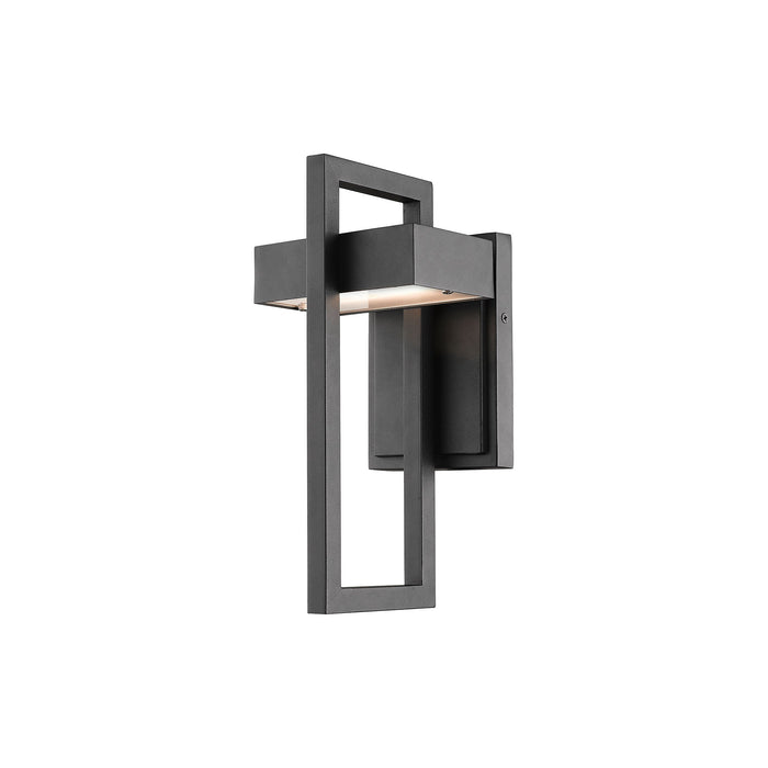 Luttrel Outdoor LED Wall Light in Black (Small).