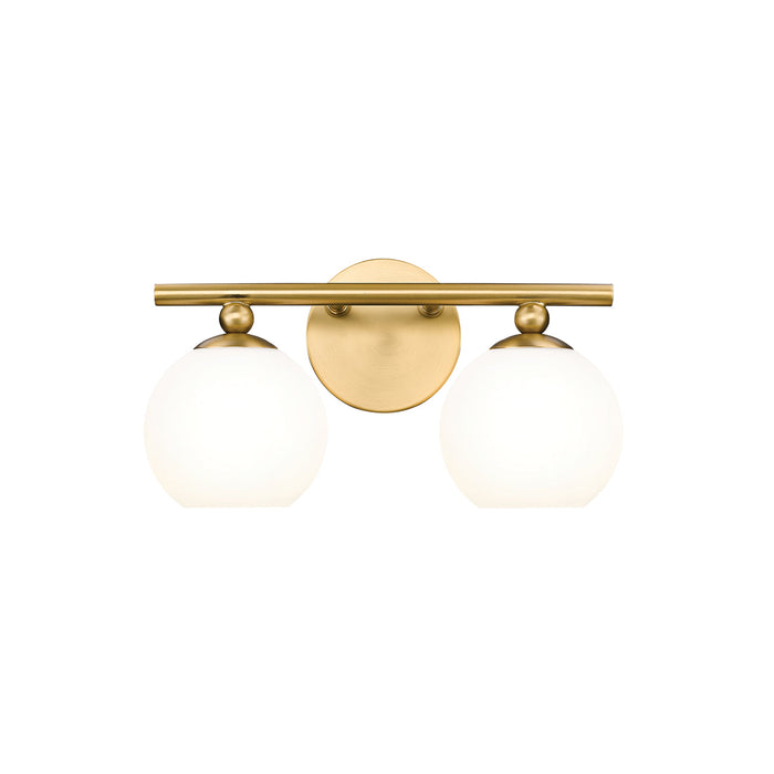 Neoma Bath Vanity Light in Modern Gold (2-Light).