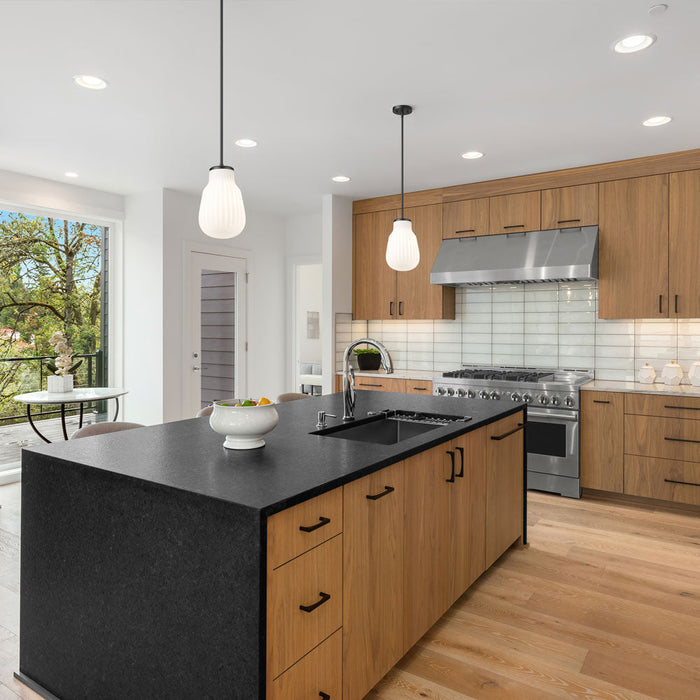 Newbury Pendant Light in kitchen.