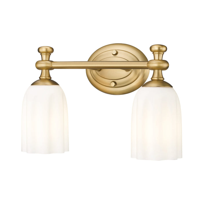 Orion Bath Vanity Light in Modern Gold (2-Light).