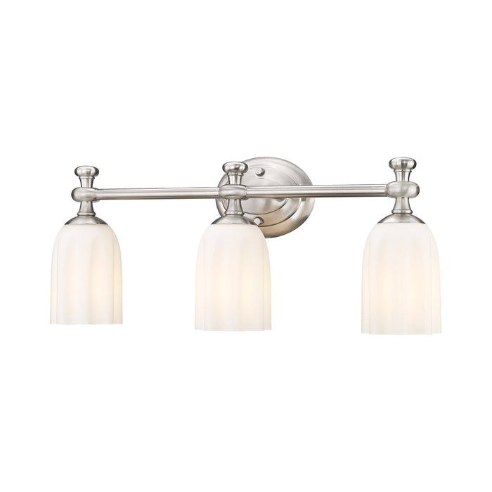 Orion Bath Vanity Light in Brushed Nickel (3-Light).