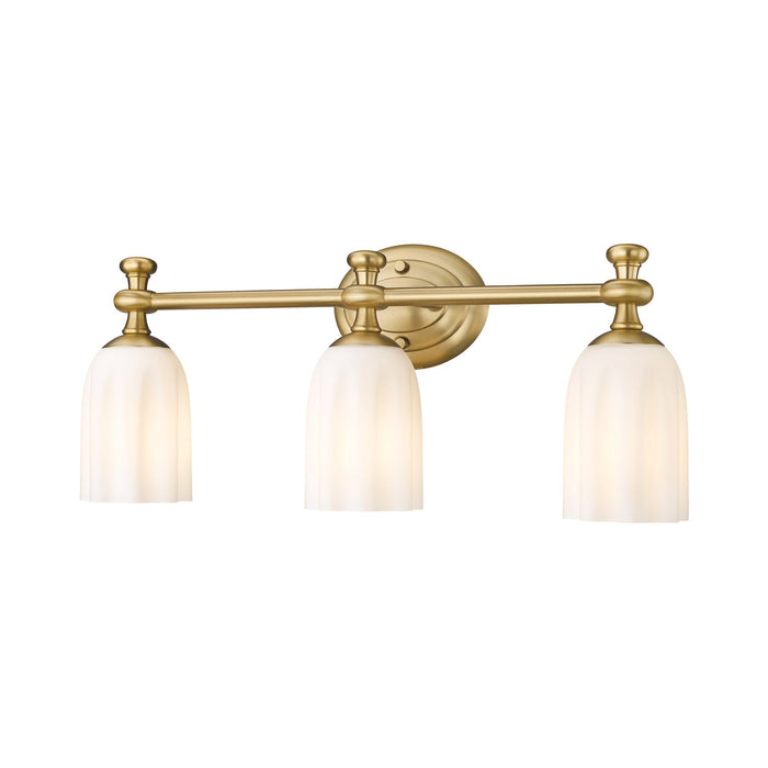 Orion Bath Vanity Light in Modern Gold (3-Light).