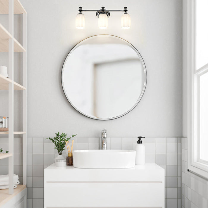 Orion Bath Vanity Light in bathroom.