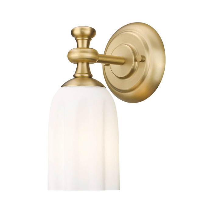 Orion Bath Wall Light in Modern Gold.