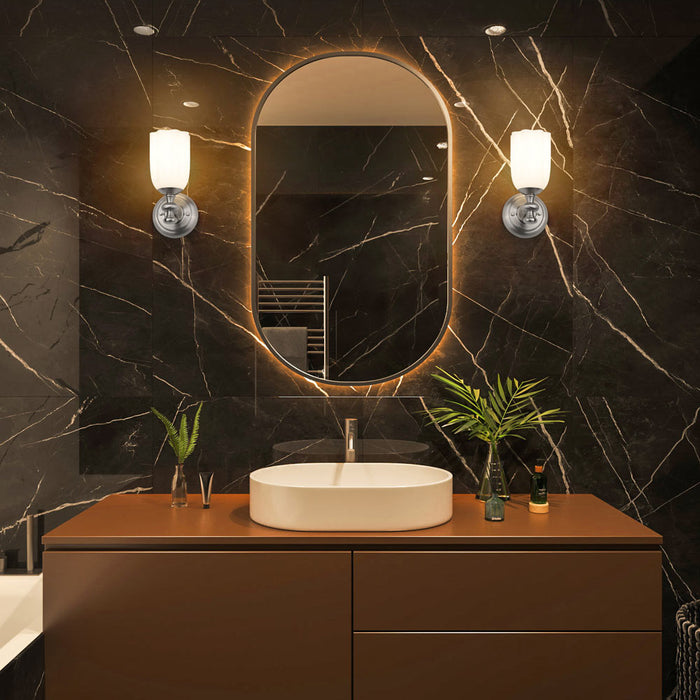 Orion Bath Wall Light in bathroom.