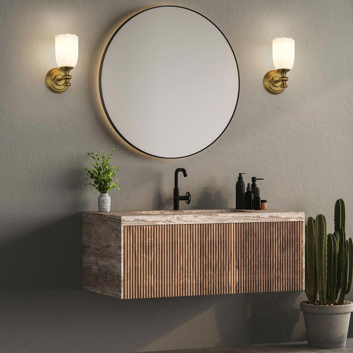 Orion Bath Wall Light in bathroom.