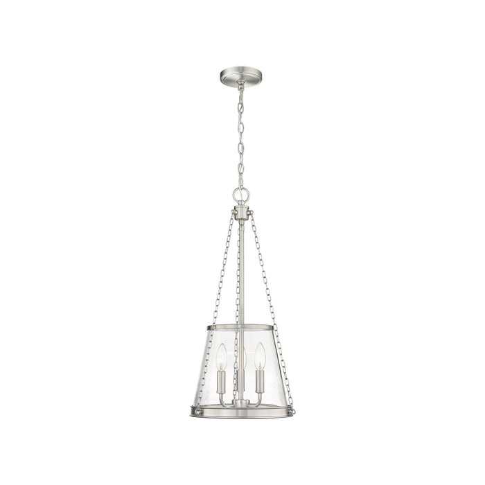 Prescott Pendant Light in Brushed Nickel (Small).