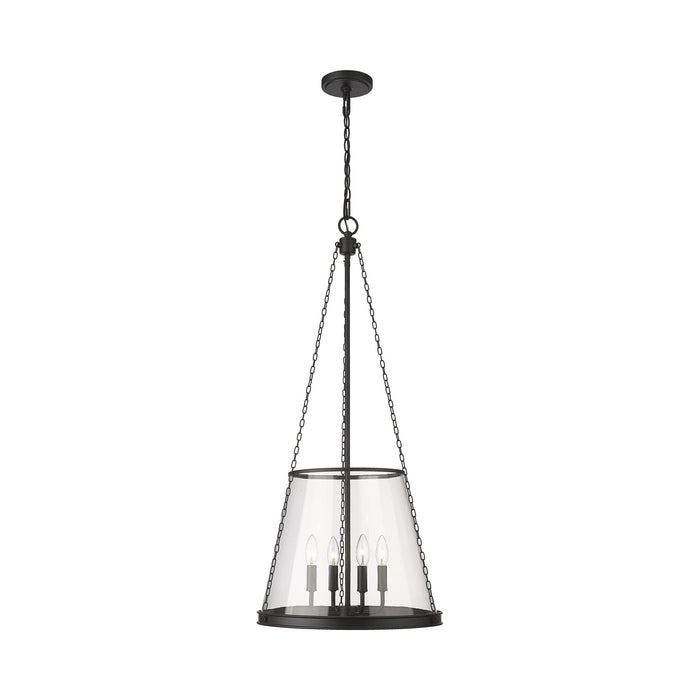 Prescott Pendant Light in Matte Black (Large).