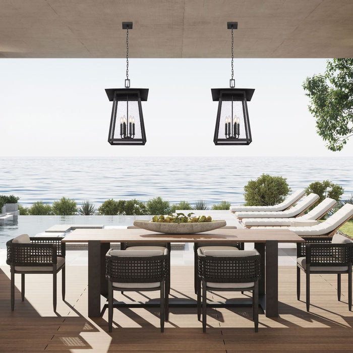 Rainer Outdoor Pendant Light in Outside Area.