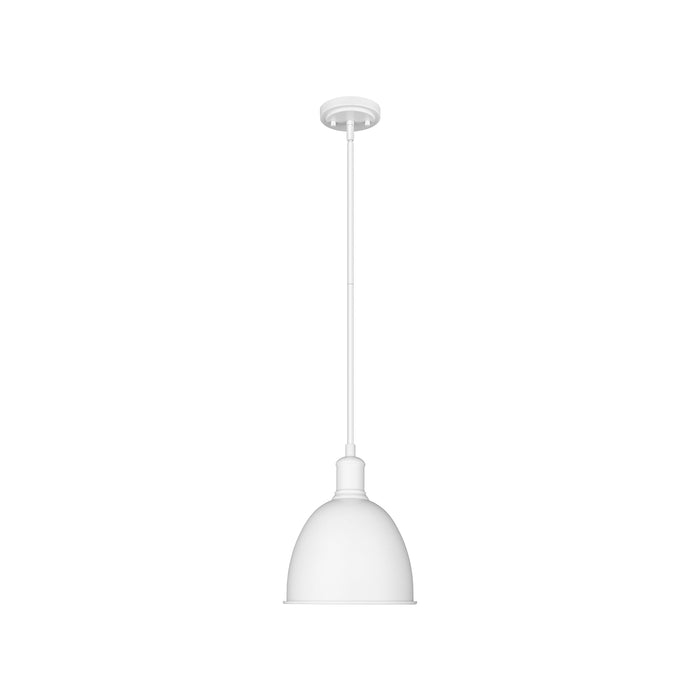 Sawyer Pendant Light in Satin White (Small).