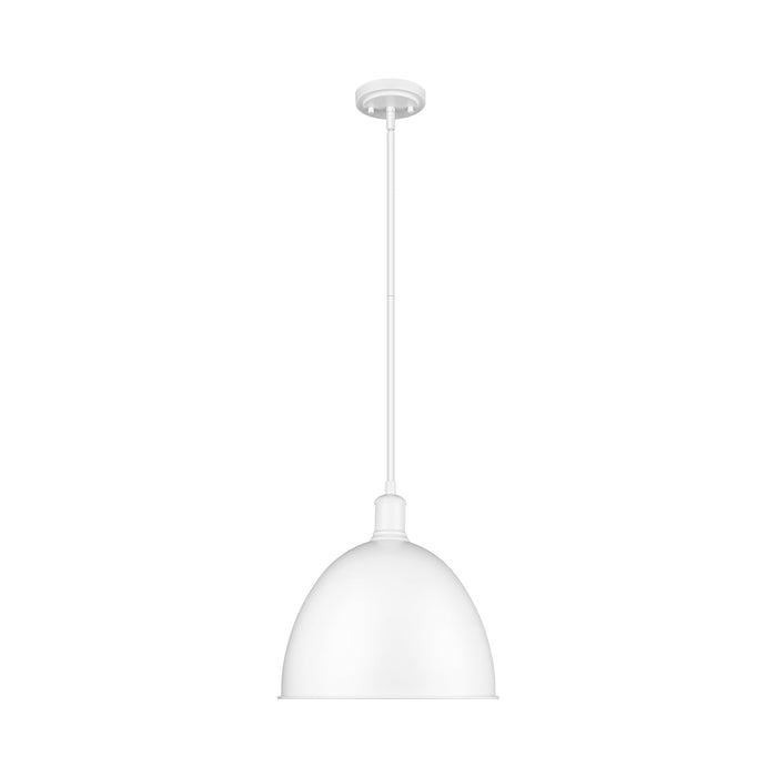 Sawyer Pendant Light in Satin White (Large).