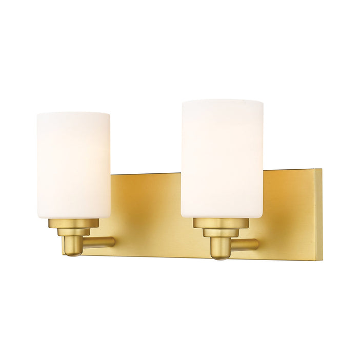 Soledad Bath Vanity Light in Brushed Gold (2-Light).