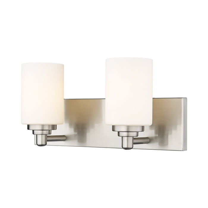 Soledad Bath Vanity Light in Brushed Nickel (2-Light).