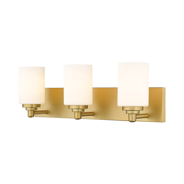 Soledad Bath Vanity Light in Brushed Gold (3-Light).