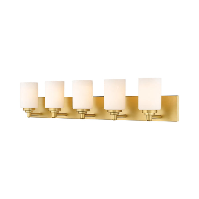 Soledad Bath Vanity Light in Brushed Gold (5-Light).