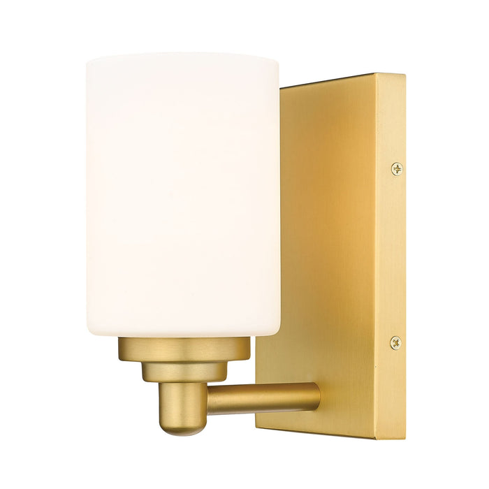 Soledad Bath Wall Light in Brushed Gold.