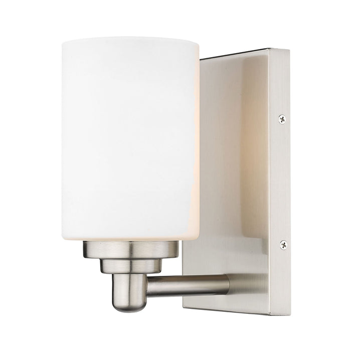 Soledad Bath Wall Light in Brushed Nickel.