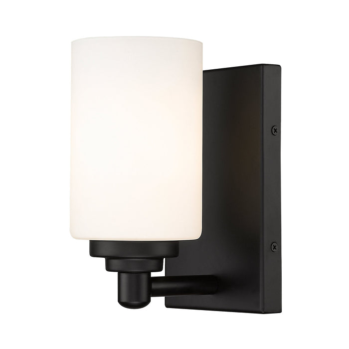 Soledad Bath Wall Light in Matte Black.