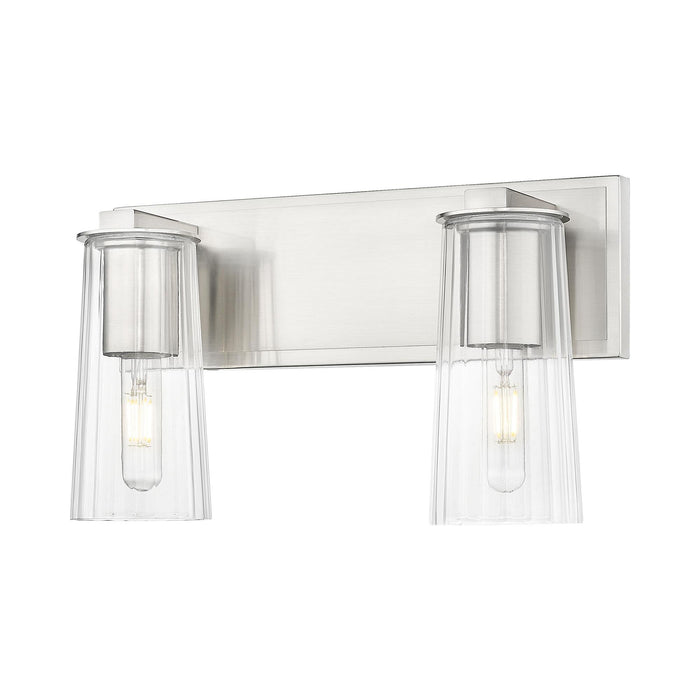 Titus Bath Vanity Light in Brushed Nickel (2-Light).