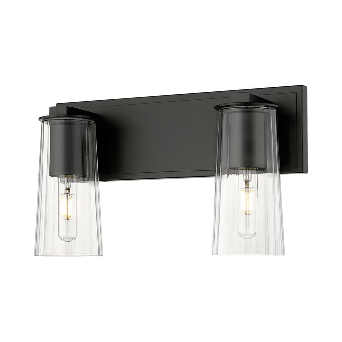 Titus Bath Vanity Light in Matte Black (2-Light).