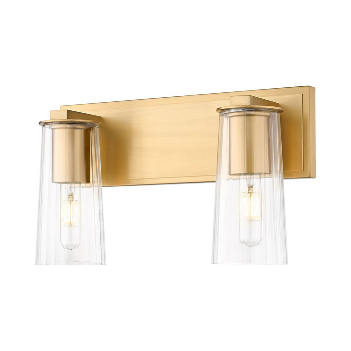 Titus Bath Vanity Light in Modern Gold (2-Light).